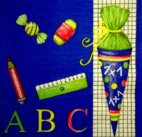 009 School - 3-ply (blue) - ti-flair